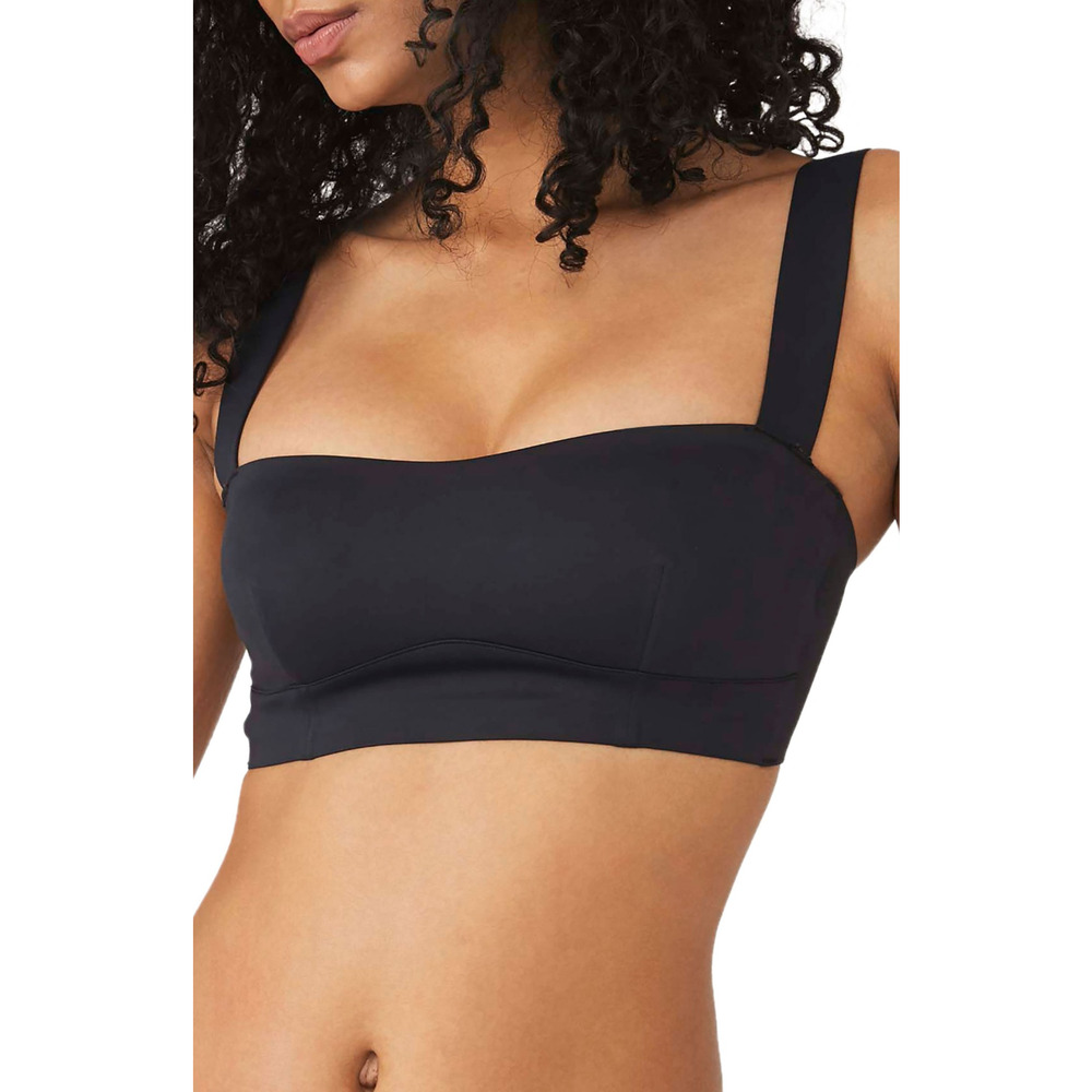 Free People Women Naomi Longline Bra Black Size M
